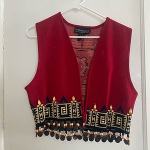 Vintage beaded vest